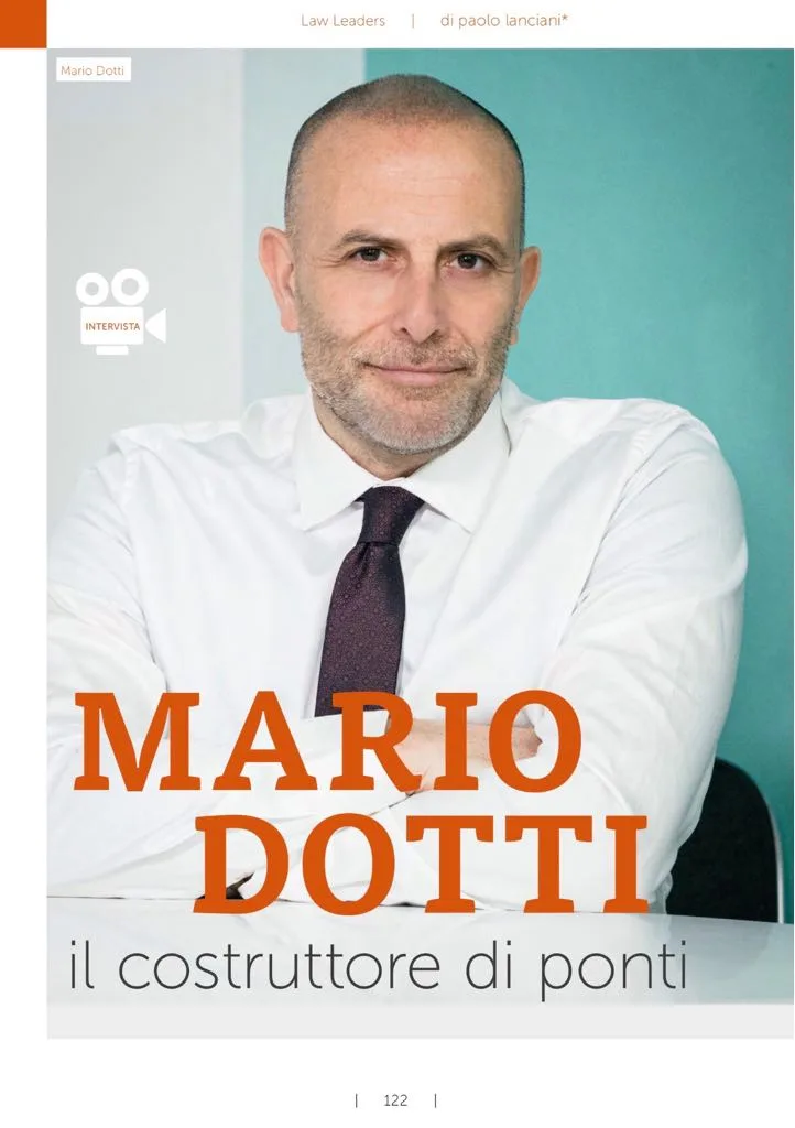 Mario Dotti, il costruttore di ponti – Legal Community MAG, maggio 2018 — pagina 1